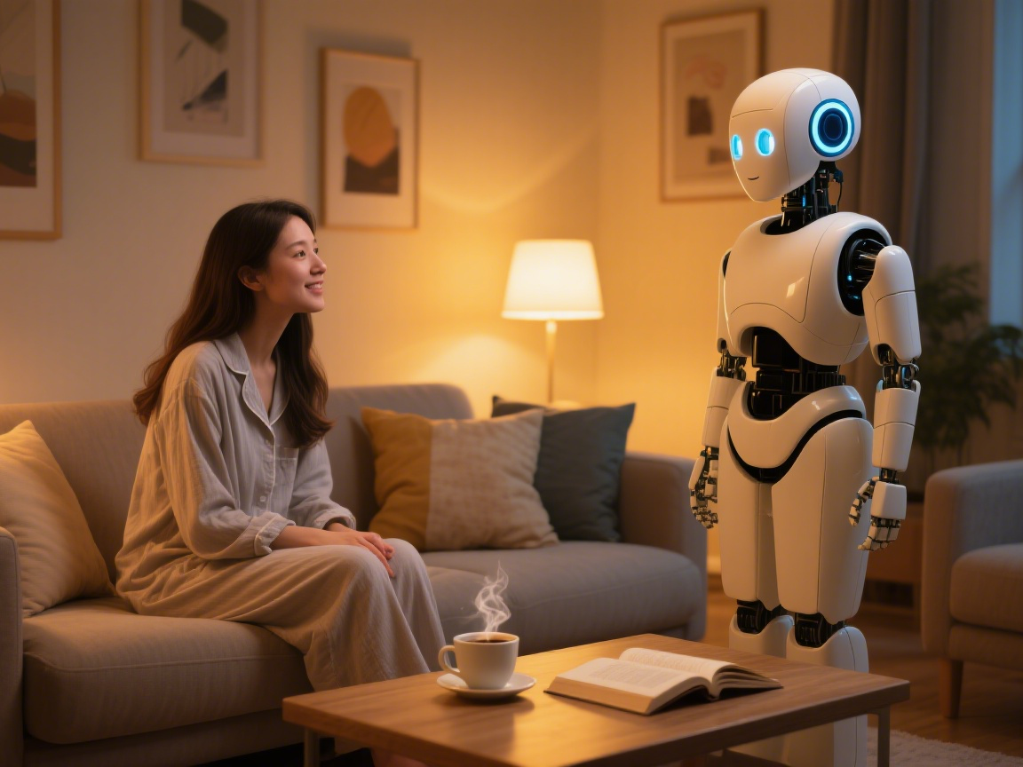智能仿生人形機器人：未來人居的全能生活管家